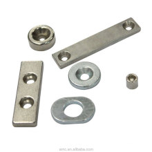Sintered ndfeb magnet with screw hole neodymium magnet price
